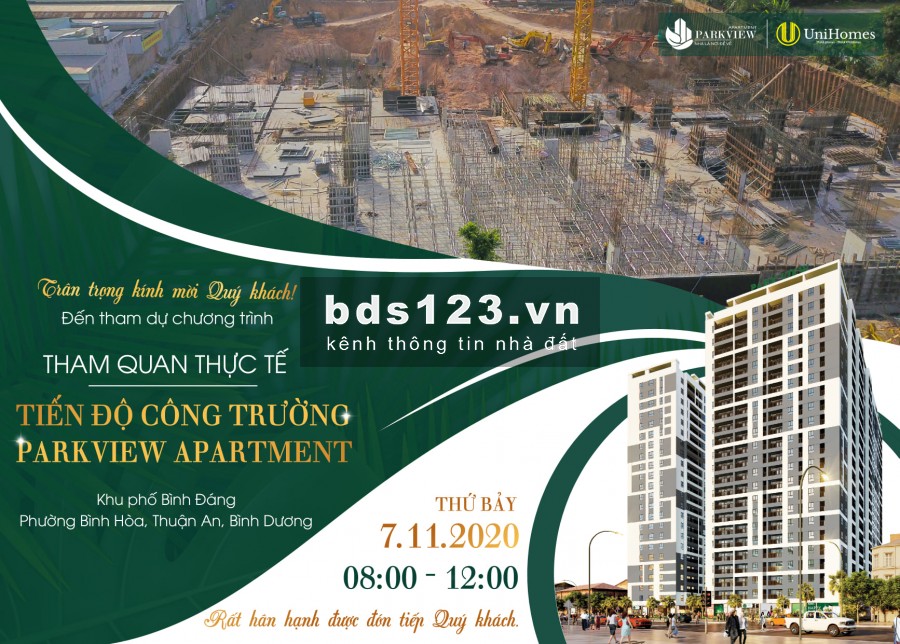 ParkView_Apartment - TIẾN ĐỘ XÂY DỰNG VƯỢT KỲ VỌNG - ĐIỂM SÁNG ĐÁNG ĐẦU TƯ CĂN HỘ TẠI THUẬN AN - BÌNH DƯƠNG