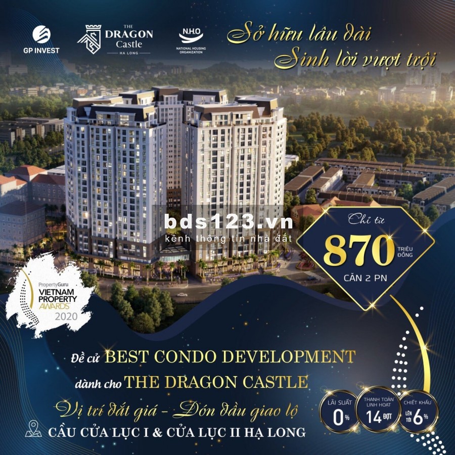 Tại sao các nhà đầu tư lựa chọn Dragon Castle Hạ Long mà không phải chung cư khác??