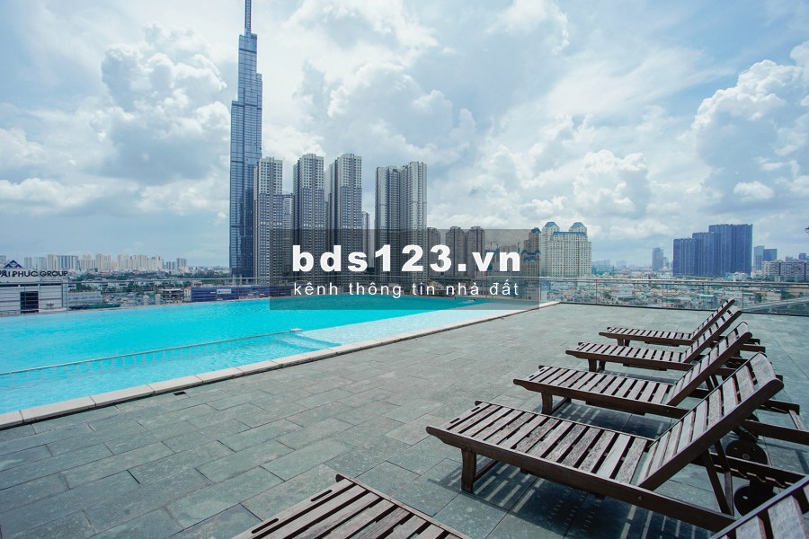 Cho thuê căn hộ 1PN_56m2 Pearl Plaza, view sông Sài Gòn