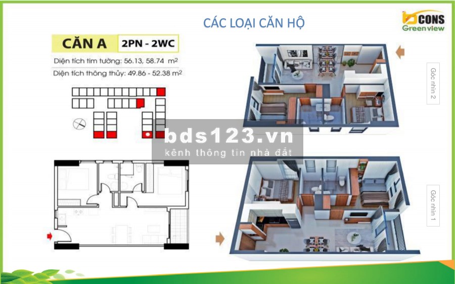 Chung cư Bcons Green View làng đại học đối diện siêu thị Go!…