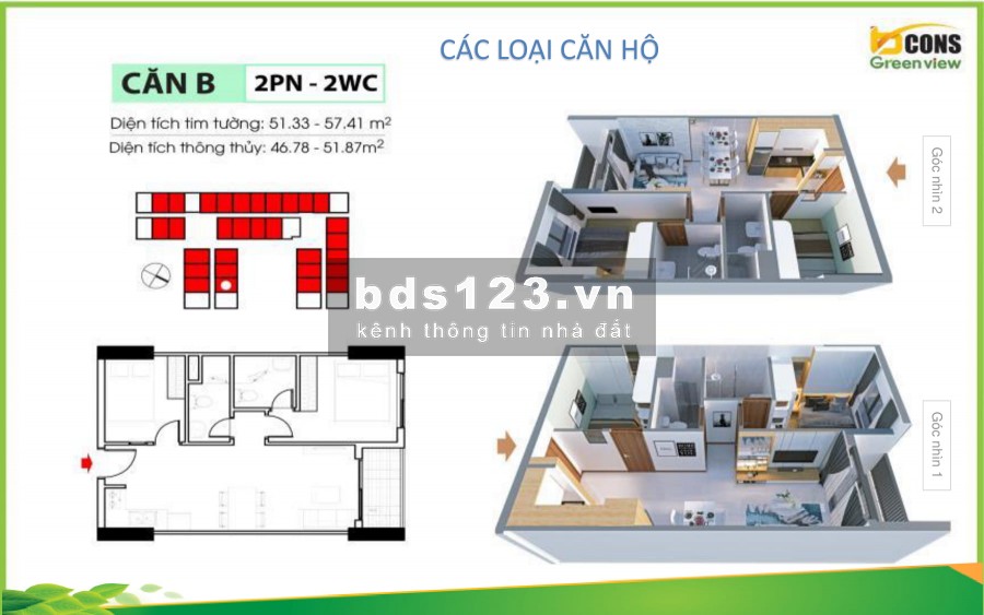Chung cư Bcons Green View làng đại học đối diện siêu thị Go!…