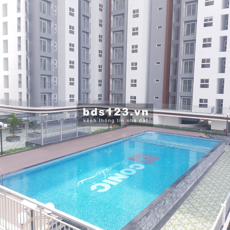 Bán căn hộ 50m2 chung cư Conic Riverside Quận 8. Giá 1.60 tỷ, nhận nhà ở liền.
