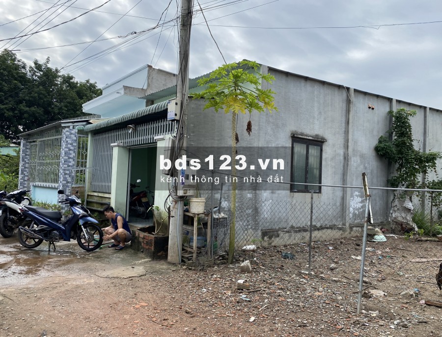 Về quê bán gấp nhà cấp 4 100m2(5,5x18) SHR dân đông