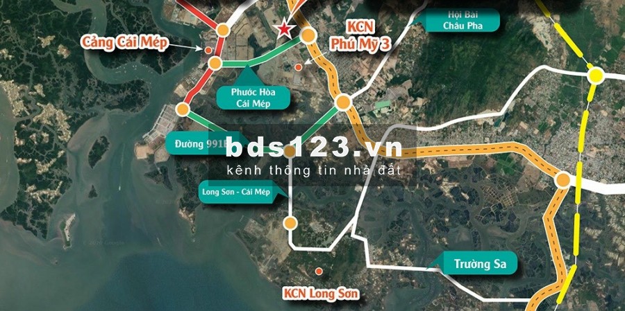 Giai Đoạn F0. Phú Mỹ Eco Garden. Khu Đô Thị Ngay TT TP Cảng Duy Nhất Đông Nam Bộ Gía 3.5tr/m2. SHR