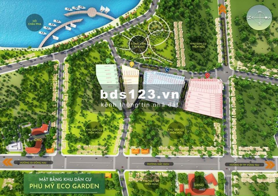 Giai Đoạn F0. Phú Mỹ Eco Garden. Khu Đô Thị Ngay TT TP Cảng Duy Nhất Đông Nam Bộ Gía 3.5tr/m2. SHR