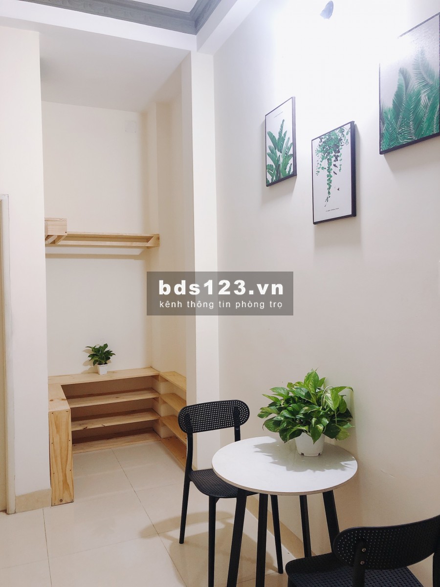 PHÒNG TRỌ FULL NỘI THẤT HOÀNG HOA THÁM BT4tr/tháng