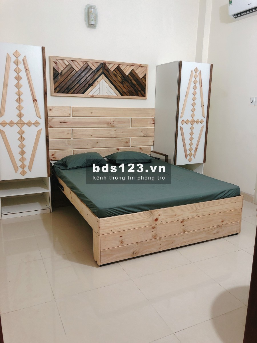 PHÒNG TRỌ FULL NỘI THẤT HOÀNG HOA THÁM BT4tr/tháng