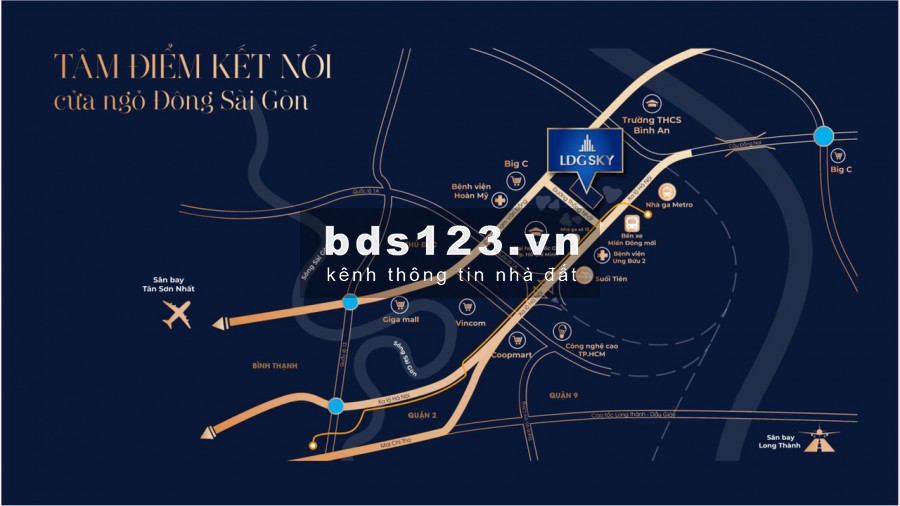 Bán căn hộ LDG SKY - Tuyệt tác căn hộ cao cấp bên Hồ, cùng với công viên rộng 20ha - Ngay cửa ngõ TP Thủ Đức - từ 1.68 tỷ/căn - LH 0901902655