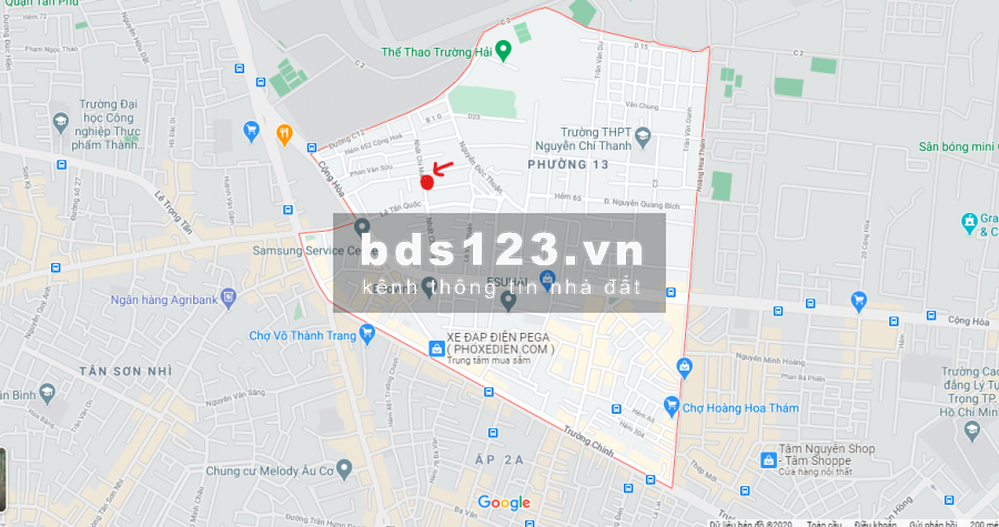 LÔ GÓC MẶT TIỀN - NHẤT CHI MAI - CỘNG HÒA – TÂN BÌNH – 72M2…