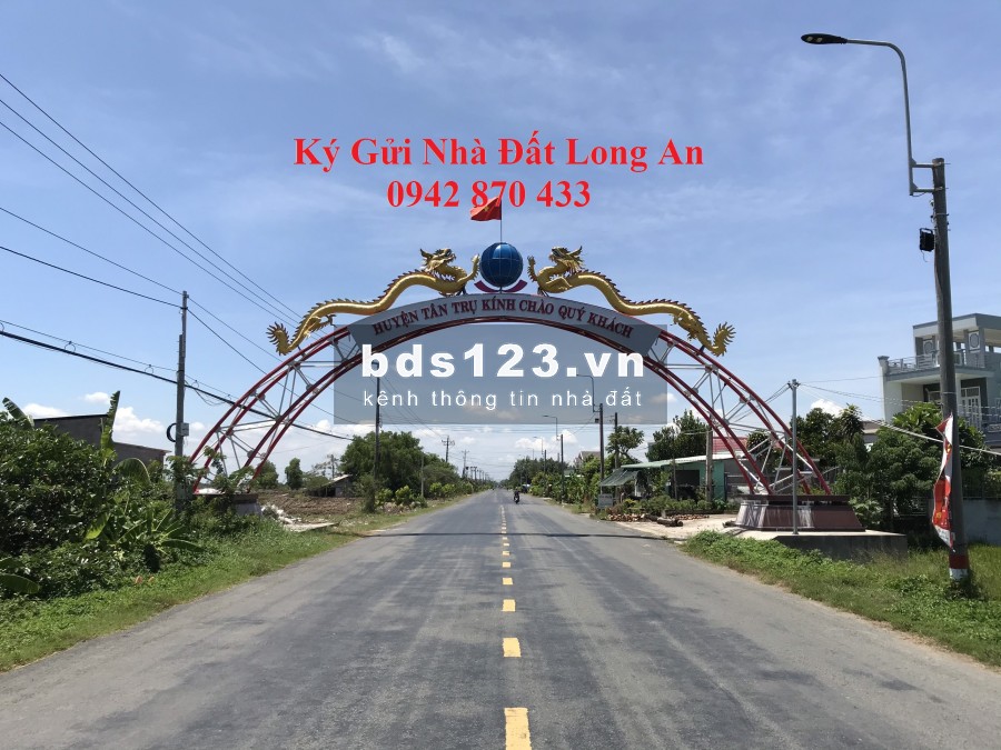 Nền thổ cư mặt tiền ĐT 832 Tân Trụ - Long An