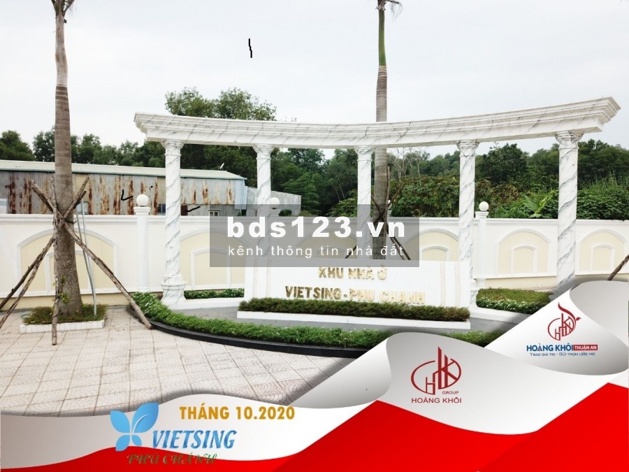 Bán nhà, đất tại Việt Sing Phú Chánh 1 trệt 2 lầu