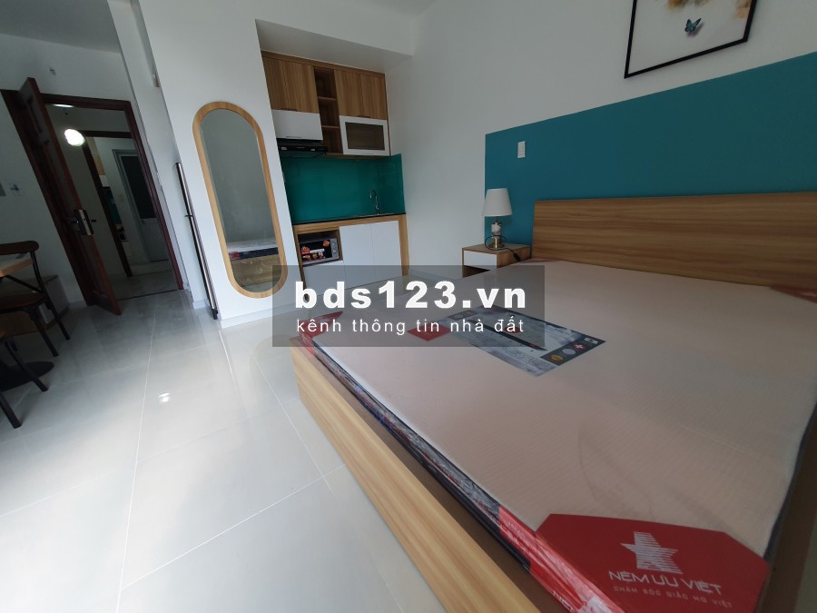 CHDV ngay sân bay mới xây, 1PN - ban công, full nội thất, bao chi phí. TB