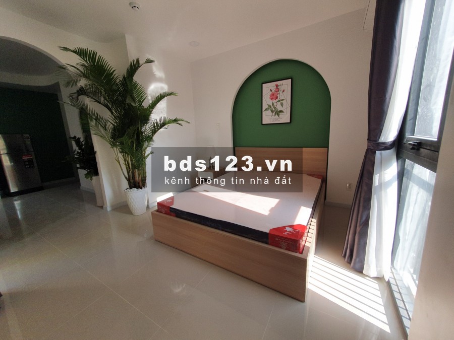 CHDV ngay sân bay mới xây, 1PN - ban công, full nội thất, bao chi phí. TB