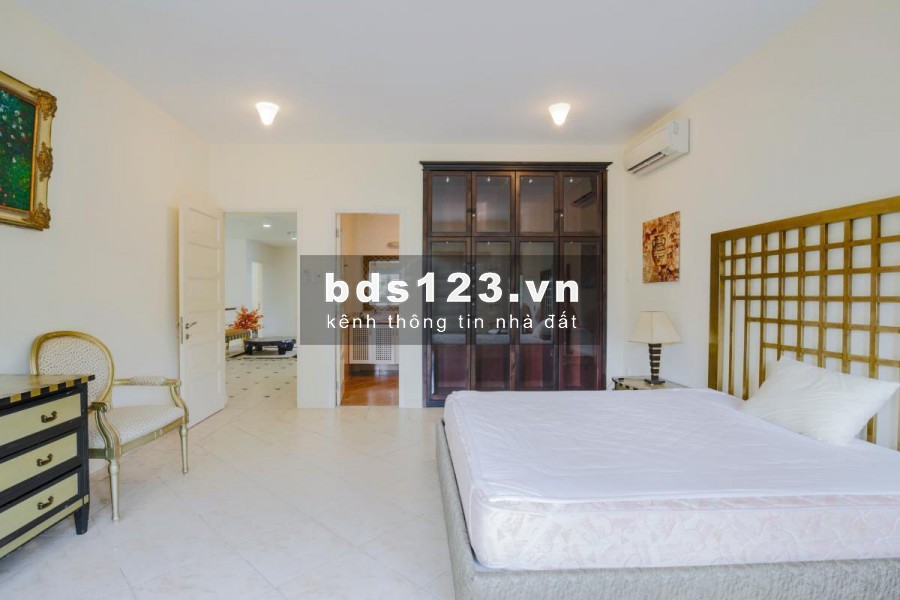 Cho thuê Biệt thự sân vườn trệt 2 lầu 480m2 Trần não Bình An Quận 2 MS:429