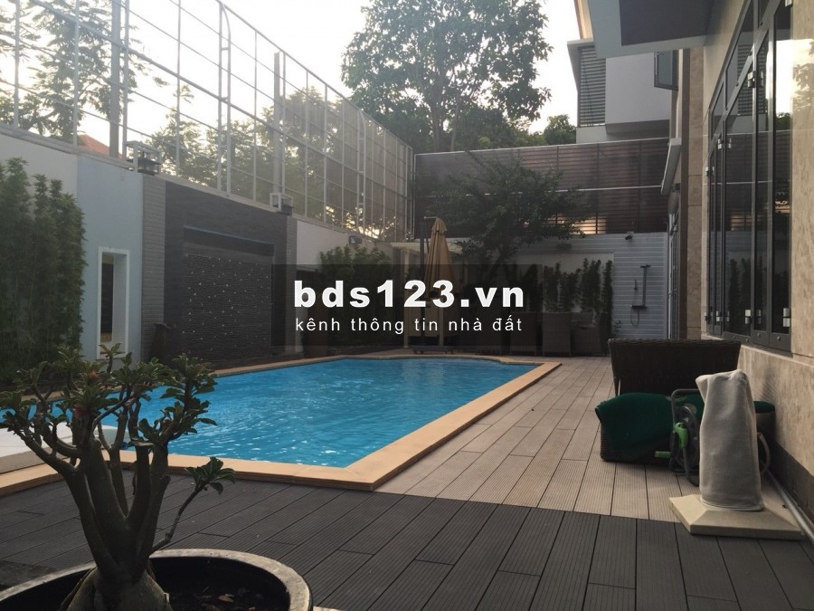 Cho thuê Villa Hồ bơi sân vườn Thiết kế hiện đại 1200m2 Nguyễn Văn Hưởng Thảo điền Quận 2 MS:878