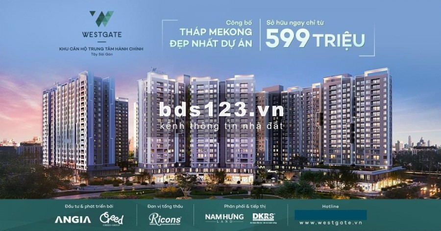 THÁP MEKONG ĐẸP NHẤT DỰ ÁN WESTGATE