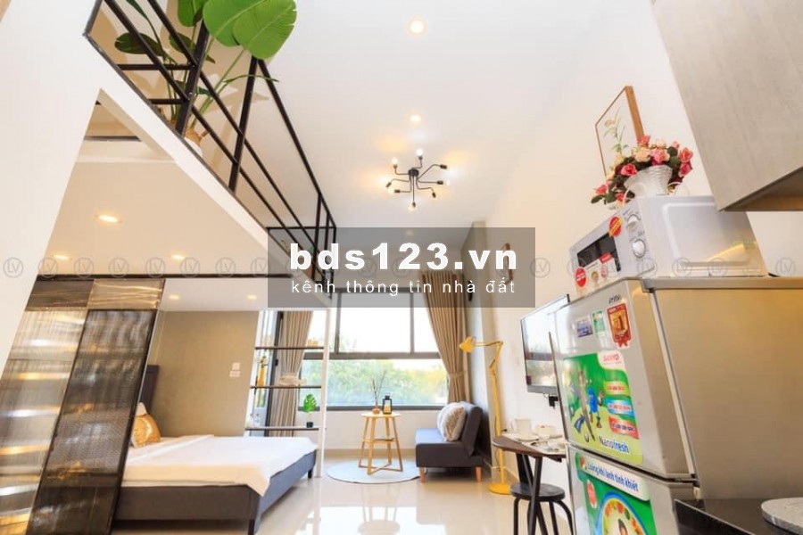 Cho thuê căn hộ có gác lửng chung cư Botanica Premier đường Hồng Hà quận Tân Bình full NT giá 11,5tr/th