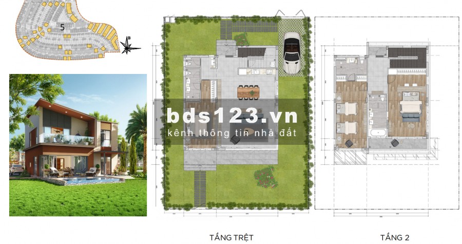 Biệt thự Novaworld Hồ Tràm phân kỳ Tropicana, chỉ 6 tỷ/căn song lập, có cam kết mua lại 13%/năm