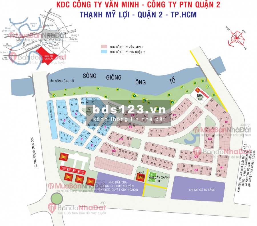 Chính chủ bán đất khu dân cư Văn Minh, phường An Phú, Quận 2, TP. HCM.