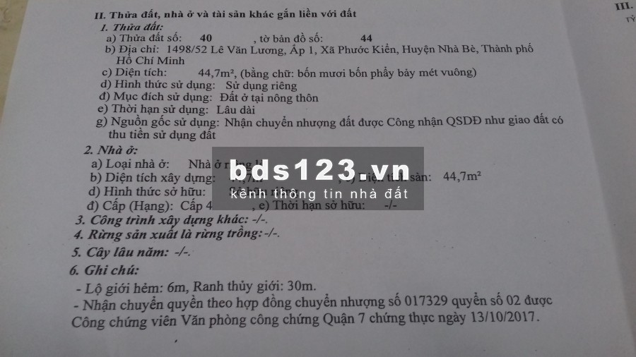 Bán Gấp Nhà Ngay Chợ Phước Kiểng - Nhà Bè, SHR Chính Chủ, hh2%.