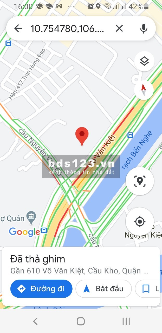 Chính chủ bán nhà hẻm xe hơi đường Võ Văn Kiệt, Q1, 62,37m2, giá 8tỷ TL