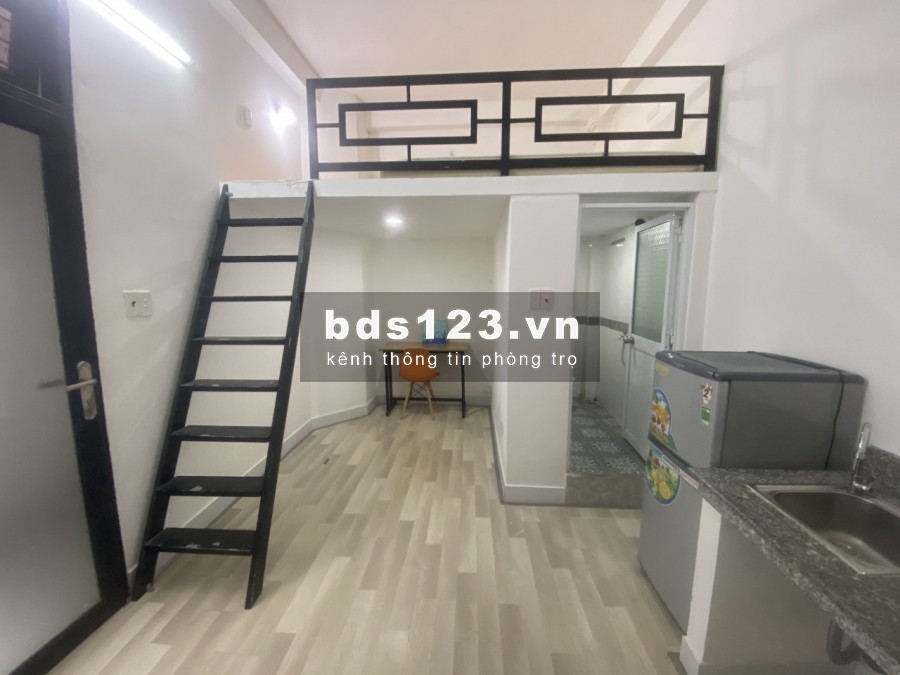 Phòng trọ mặt tiền đối diện etown 3tr5 full nội thất