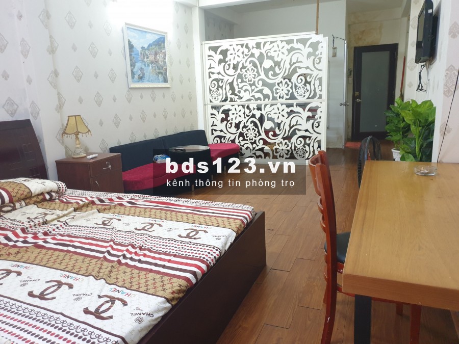 Cho thuê phòng quận 1, full nt 50m2, ngay chợ Tân Định, Hai Bà trưng