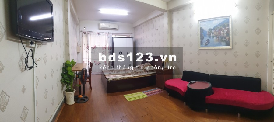 Cho thuê phòng quận 1, full nt 50m2, ngay chợ Tân Định, Hai Bà trưng