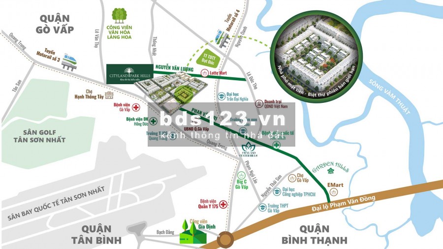 NHÀ PHỐ MẶT TIỀN SHOPHOUSE CITYLAND PARKHILLS