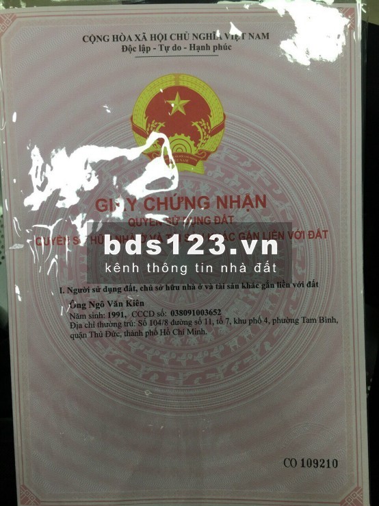 Sang gấp nền đất 100m2 ngay gần ngã tư Miếu Ông Cù, giá 1.4 tỷ, SHR. LH 0394.428.926