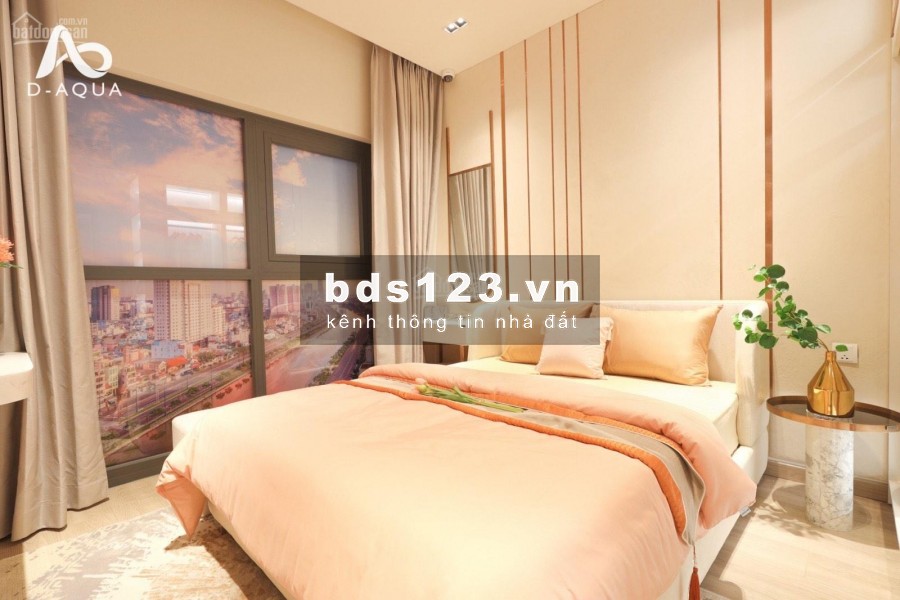 Nhận booking căn hộ D-Aqua Bến Bình Đông, dtsd 65.12m, hỗ trợ vay, giá 45 triệu/m2