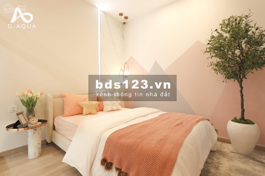 Nhận booking căn hộ D-Aqua Bến Bình Đông, dtsd 65.12m, hỗ trợ vay, giá 45 triệu/m2