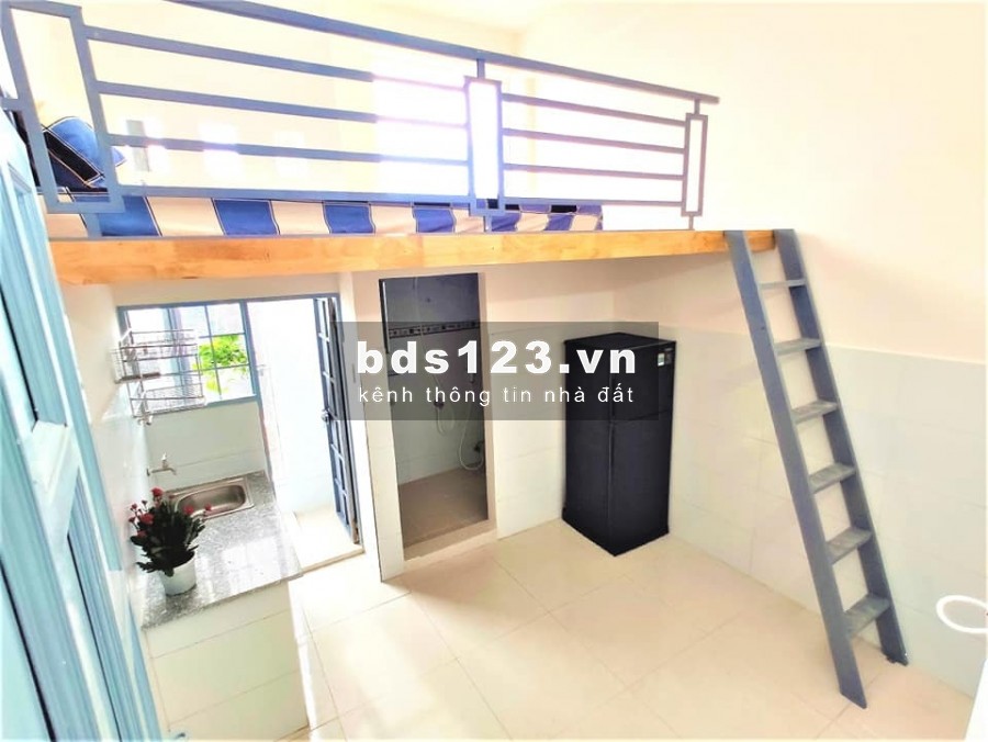Cho thuê phòng trọ dạng căn hộ 35m2 Full NT có Gác lững Quận Gò Vấp