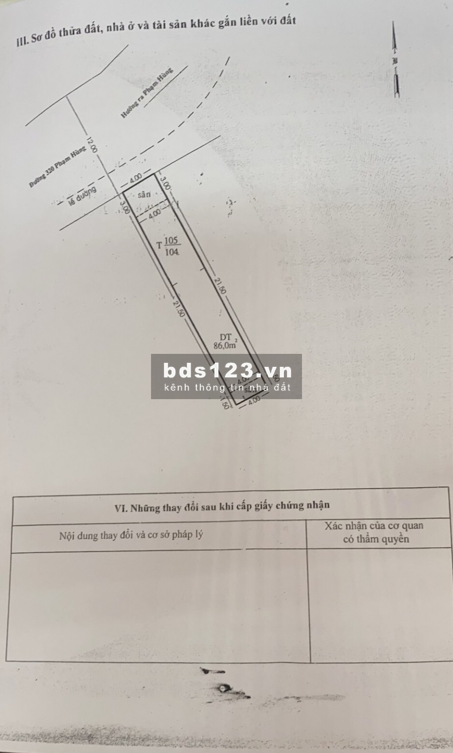 Bán nhà Mặt tiền đường 320 Phạm Hùng, Phường 5, Quận 8