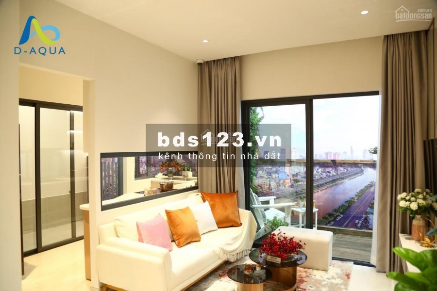 Bán căn hộ trung tâm Quận 8, dtsd 69m2, kiến trúc xanh, giá từ 1.5 tỷ/căn, dự án D-Aqua