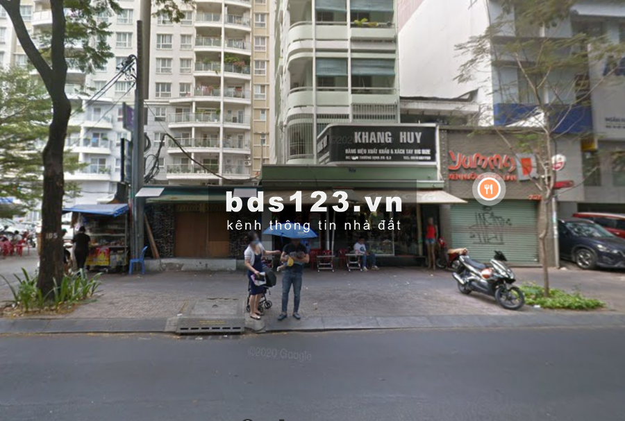 Cho thuê góc 3 mặt tiền ngang 10m Trương Định Quận 3