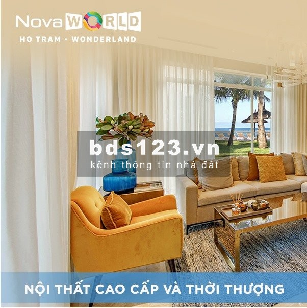 Biệt thự biển Wonderland Hồ Tràm, cam kết lợi nhuận 50tr/tháng. LH; 0936622365