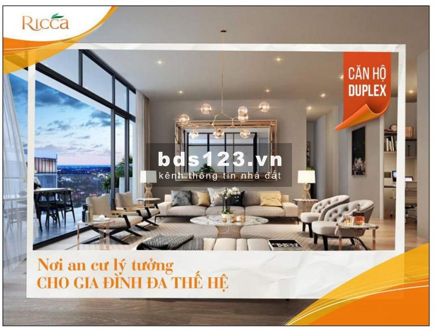 Duplex Ricca giữa lòng TP. Thủ Đức. Chỉ 32tr/m2. Tặng sân vườn 18m2