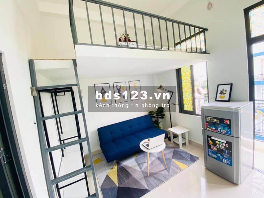 phòng trọ có gác đẹp giá rẻ rộng rải thoáng mát có nội thất cơ bản phường 15 tân bình
