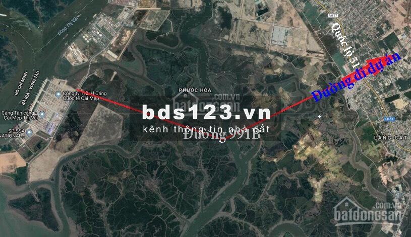 Đất trung tâm Phú Mỹ đón đầu sự phát triển cảng Cái Mép 519m2 Giá đầu tư chỉ 2,2tr/m2