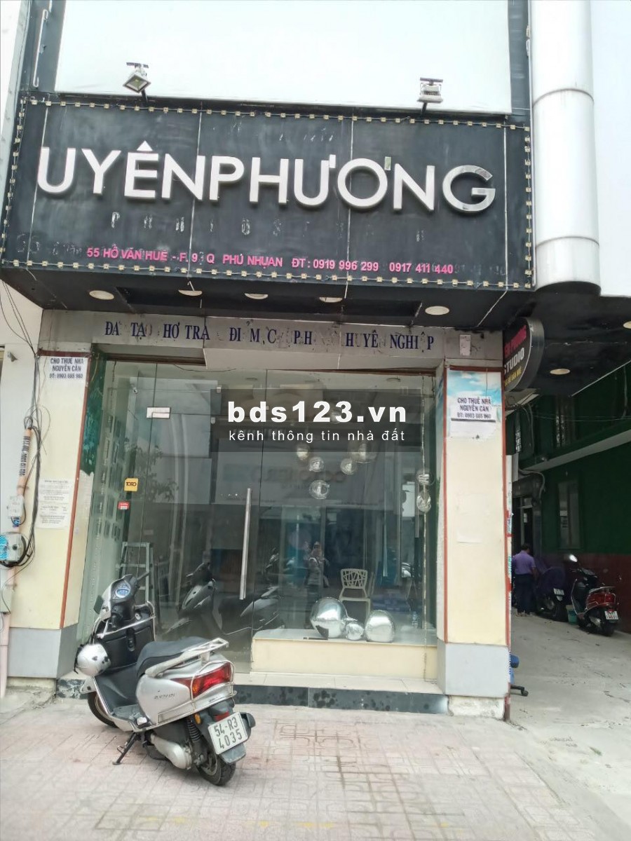 Cho thuê nhà nguyên căn góc 3 mặt tiền đường Hồ Văn Huê