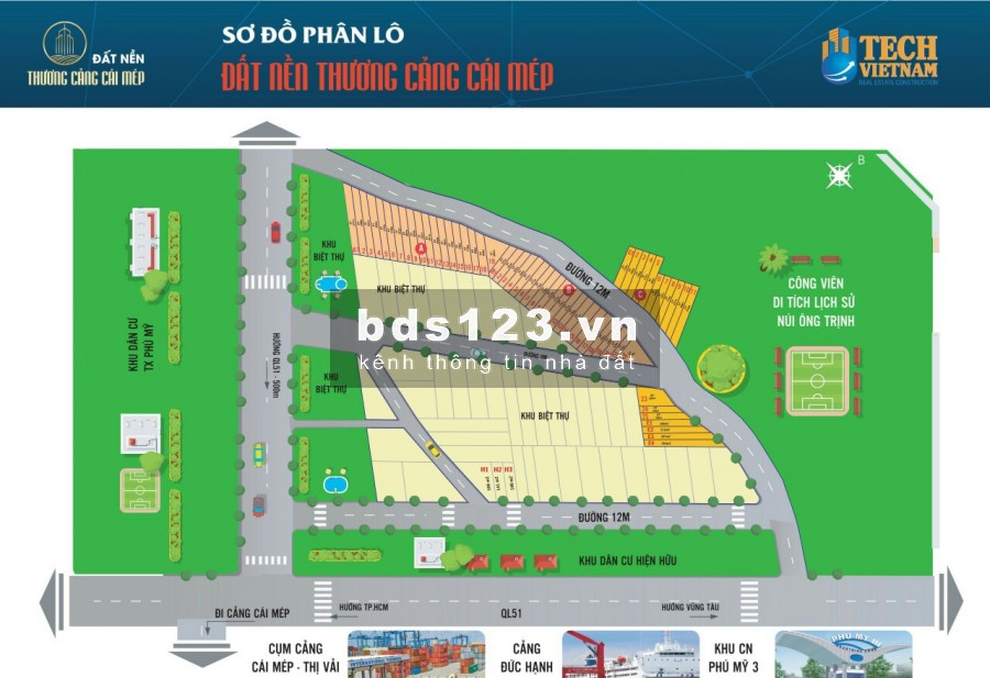 Đất Nền Phường Tân Phước - Thị Xã Phú Mỹ BR - VT Giá Mềm Sổ Riêng Từng Nền .