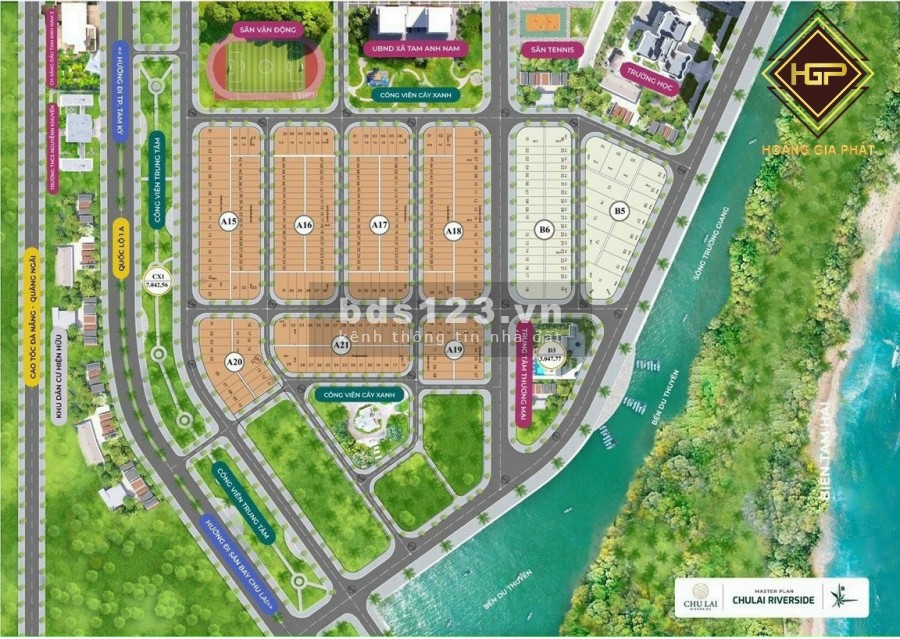 Chu Lai Riverside - Ghi Điểm Cho Bất Động Sản Công Nghiệp Giai đoạn 2020 - 2025 - Giá chỉ 8tr/m2