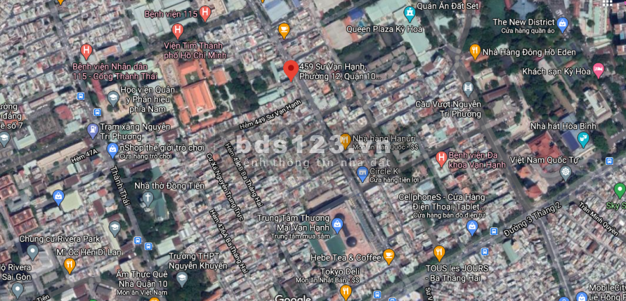 Cho thuê nhà góc 2 mặt tiền đường Sư Vạn Hạnh, Phường 12, Quận 10