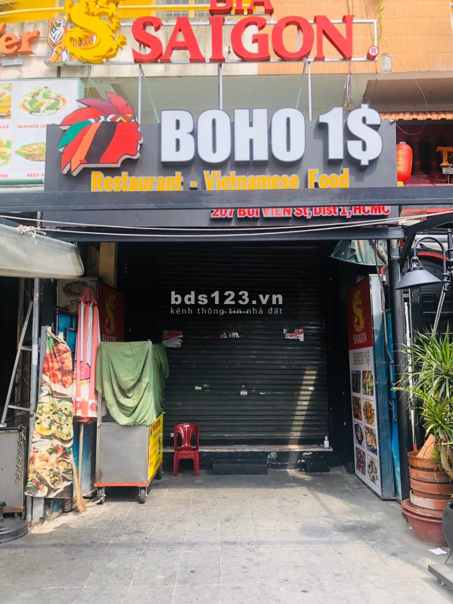Bán shophouse chung cư 207 Bùi Viện phường Phạm Ngũ Lão giá bán 15 try, thương lượng