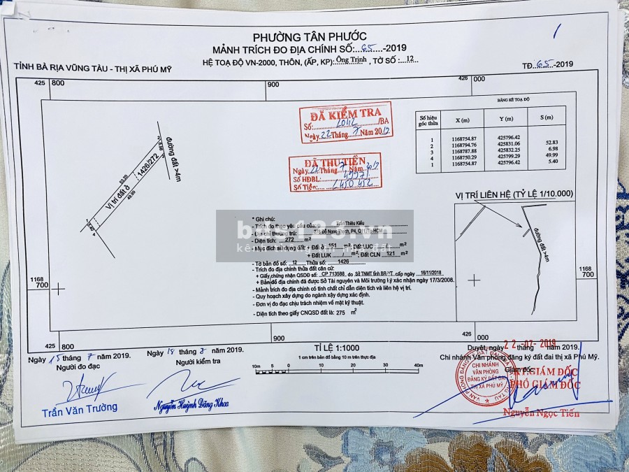 Cần bán đất nền Thương cảng Cái Mép, sổ riêng từng nền, Ngân hàng hỗ trợ vay 70%!!!