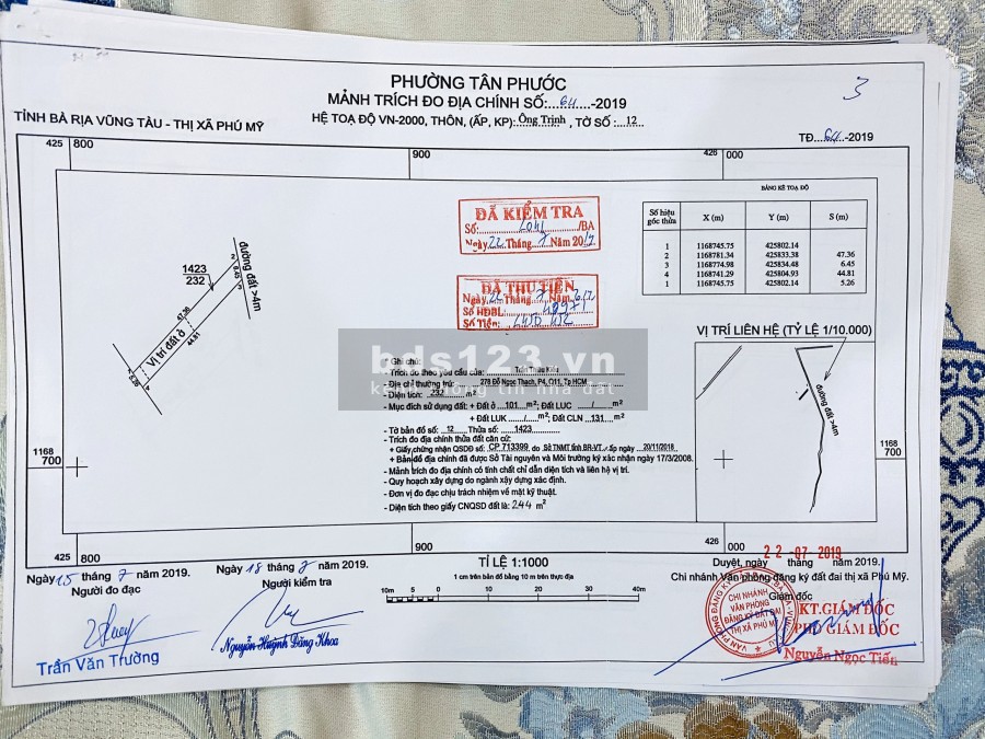 Cần bán đất nền Thương cảng Cái Mép, sổ riêng từng nền, Ngân hàng hỗ trợ vay 70%!!!