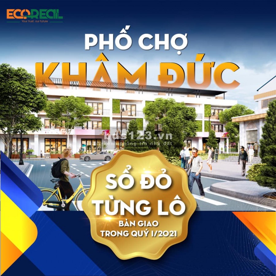 KĐT Thương Mại Phố Chợ Khâm Đức, Giá Chỉ Từ 6,5 triệu/m2