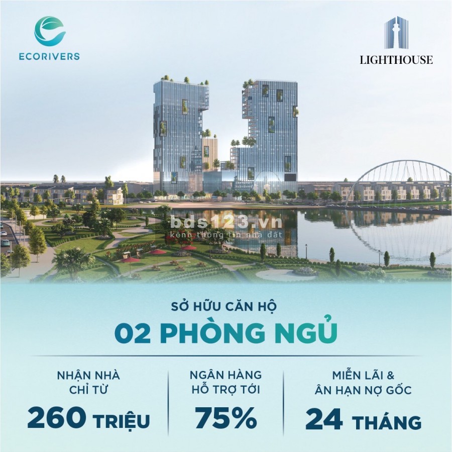 Căn hộ 5* tại LightHouse 30 tầng đầu tiên tại HD