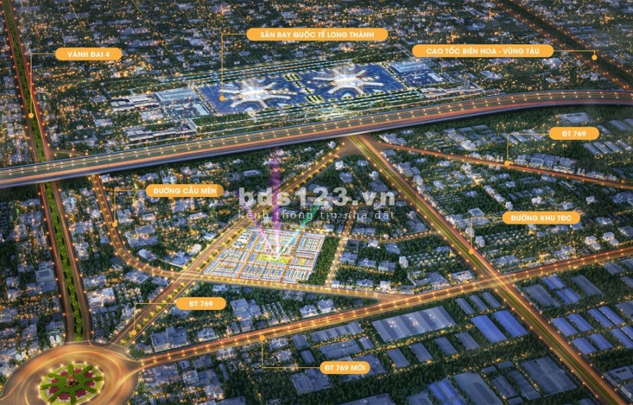 BÁN BẤT NỀN LIỀN KỀ SÂN BAY LONG THÀNH, CHỈ TỪ 570TR ĐÃ SỞ HỮU NGAY VỊ TRÍ ĐẸP